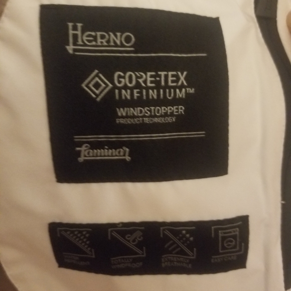 Herno  Women's Gray High-neck Zip-up Padded Jacket  Size S - Picture 3 of 7